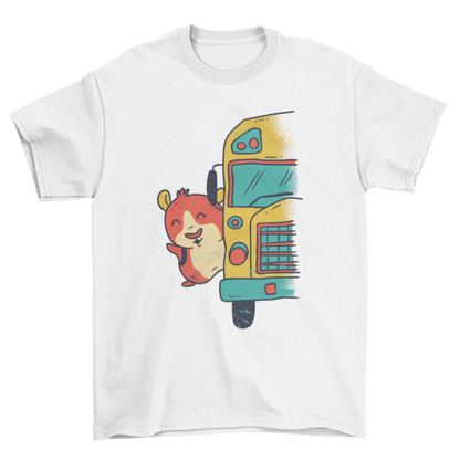 Guinea Pig School Bus T-shirt