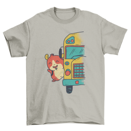 Guinea Pig School Bus T-shirt