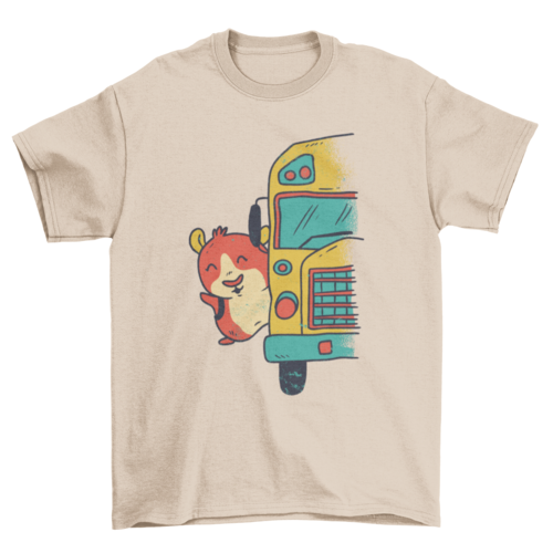 Guinea Pig School Bus T-shirt