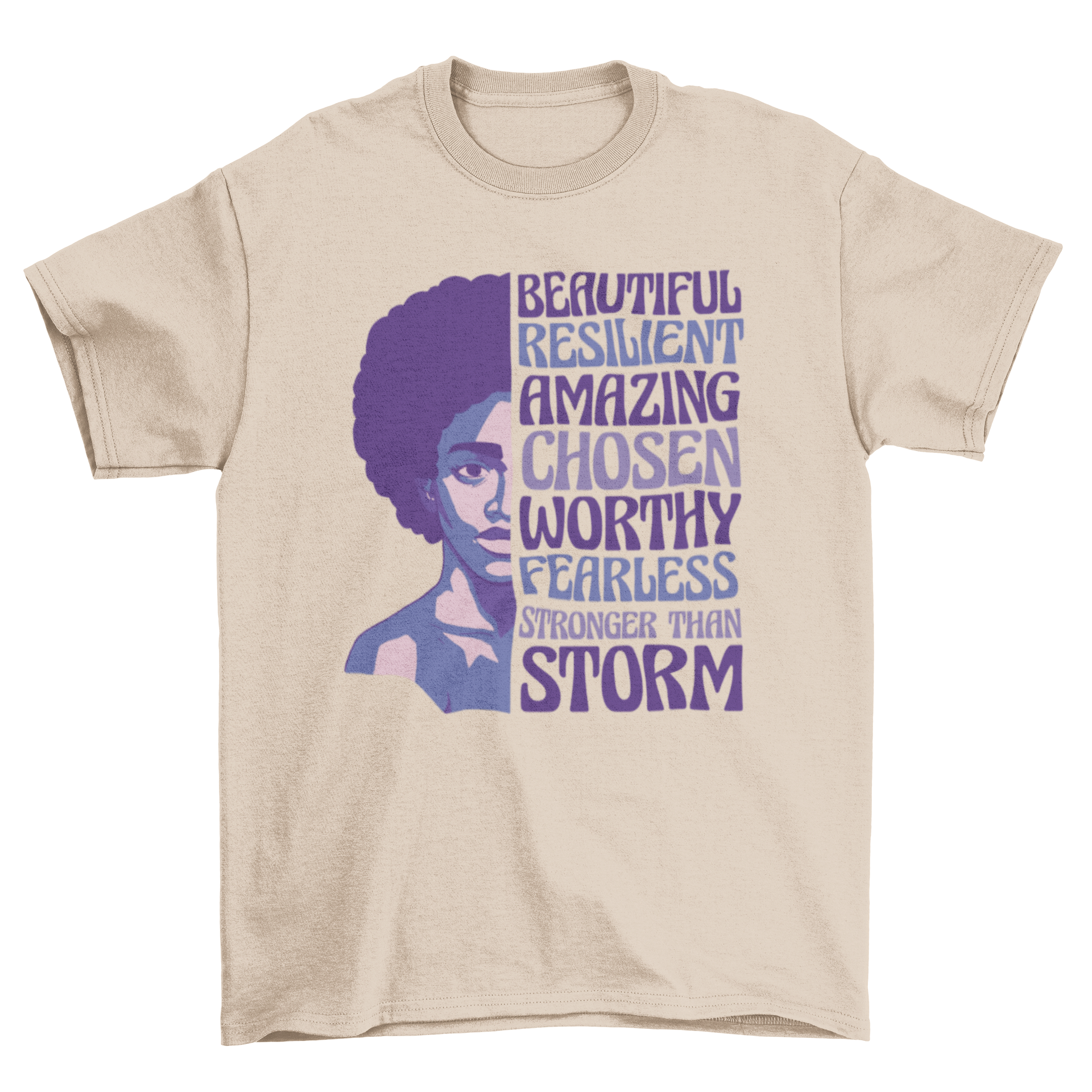 Motivational African American woman t-shirt