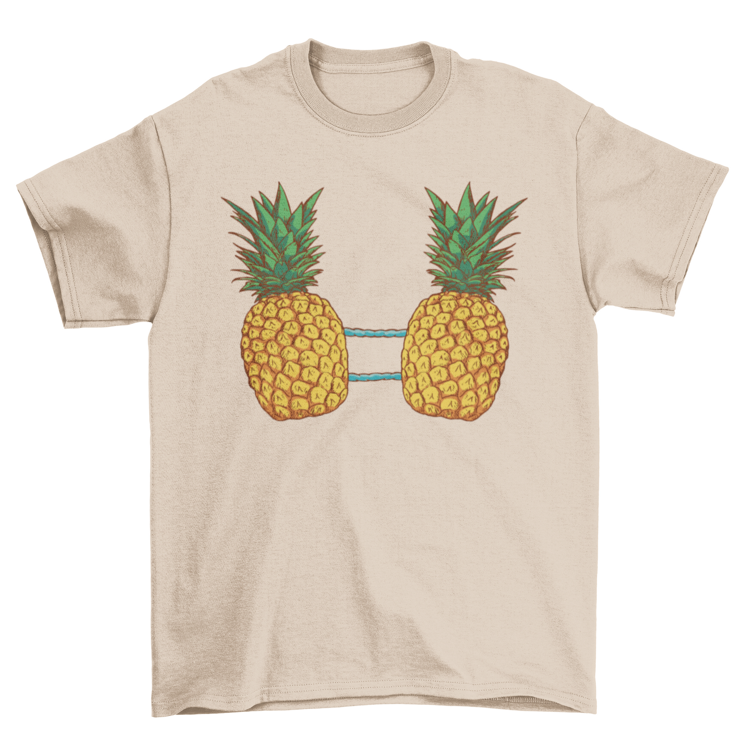 Pineapple fruits bikini t-shirt