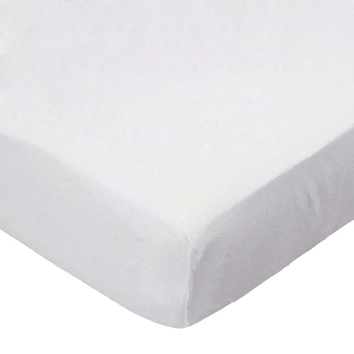 SheetWorld Fitted Moses Basket Sheet - 100% Cotton Woven - Solid Ivory