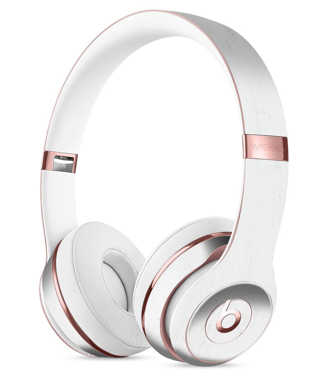 White Washed Woodgrain Full-Body Skin Kit for the Beats by Dre Solo 3