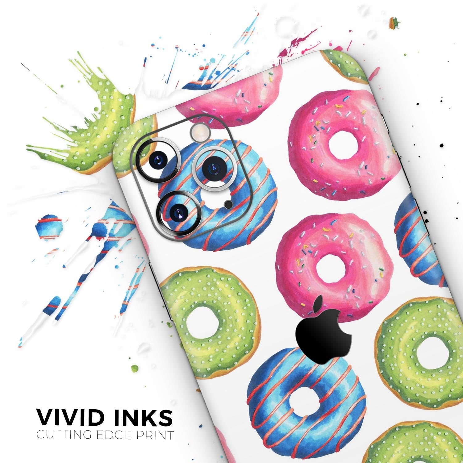 Yummy Colored Donut Galore // Skin-Kit compatible with the Apple