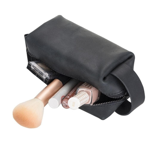 Eve Genuine Leather Make Up Bag - M/L/XL Sizes