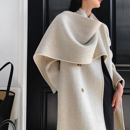 Handmade Reversible Cashmere Coat Women