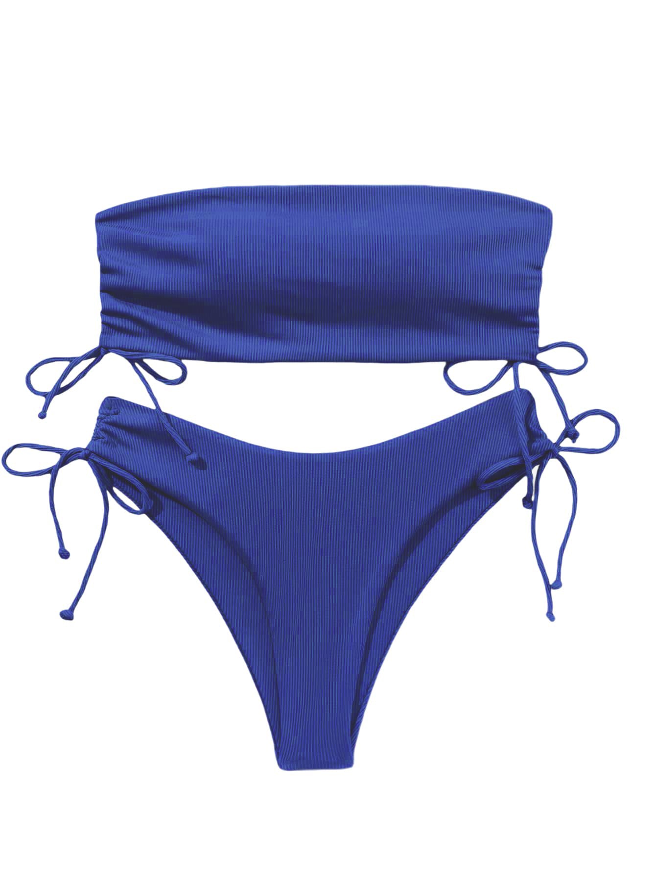 Bikini Solid Color Sexy Women&