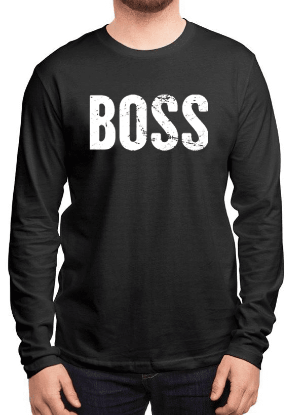 Boss T-shirt met volledige mouwen 