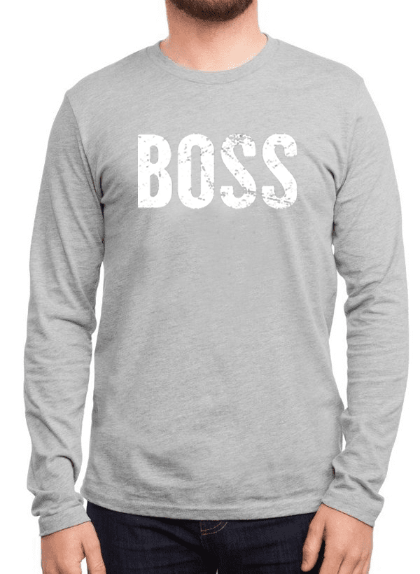 Boss T-shirt met volledige mouwen 