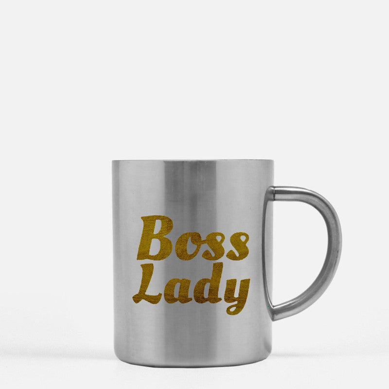 Boss Lady Gold &amp; Silver Mug