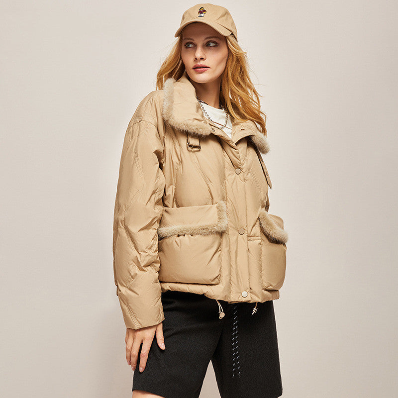 Winter New Loose Windproof Warm Coat