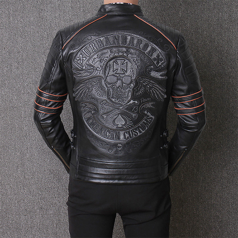 Harley lederen kleding heren motorrijden motorkleding slim fit