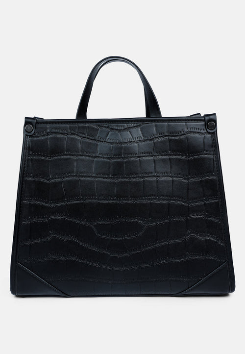 croco hand bag