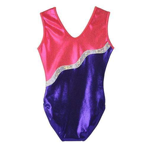 O3GL018 Obersee Girls Gymnastics Leotards One-Piece Athletic