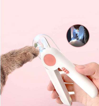 Nagelschaartje voor huisdieren LED-kattennagelknipper Trimmer 