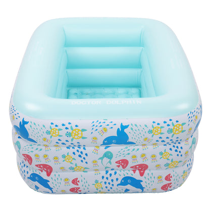 59&quot; X 43.3&quot; X 23.6&quot; Inflatable Swim Pool for Kids