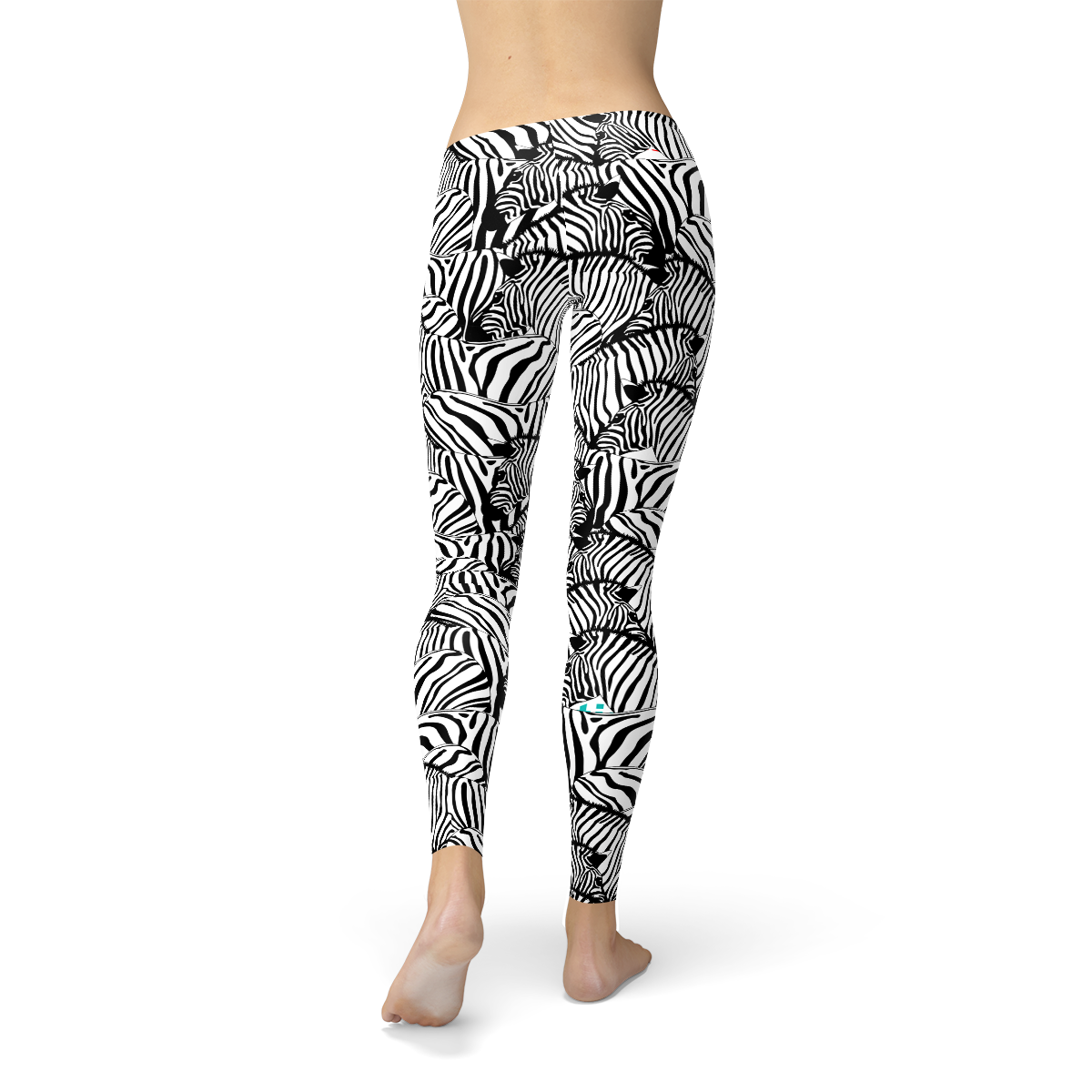 Womens Zebra Stripes Leggings