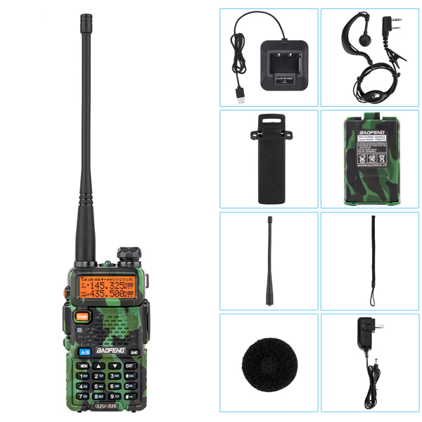 UK Warehouse BAOFENG 1,5-inch LCD dual-band walkietalkie 