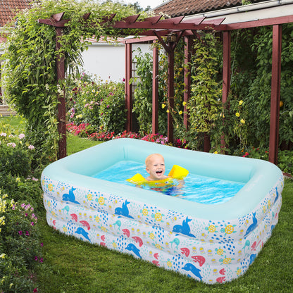 Indoor &amp; Outdoor Inflatable Swim Pool for Kids