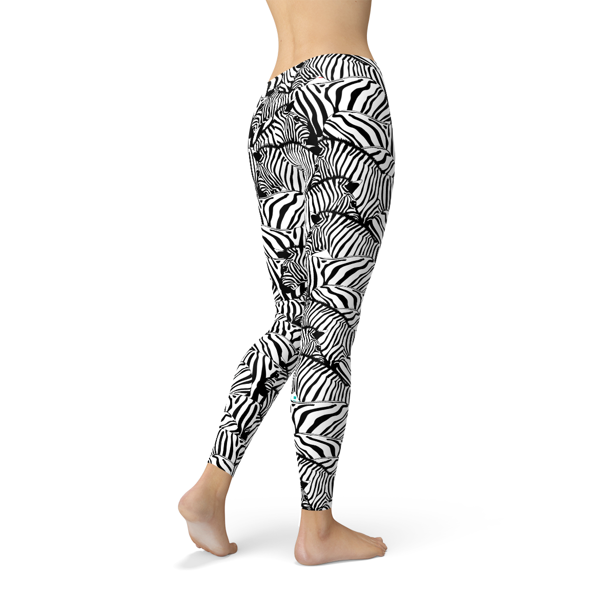 Womens Zebra Stripes Leggings