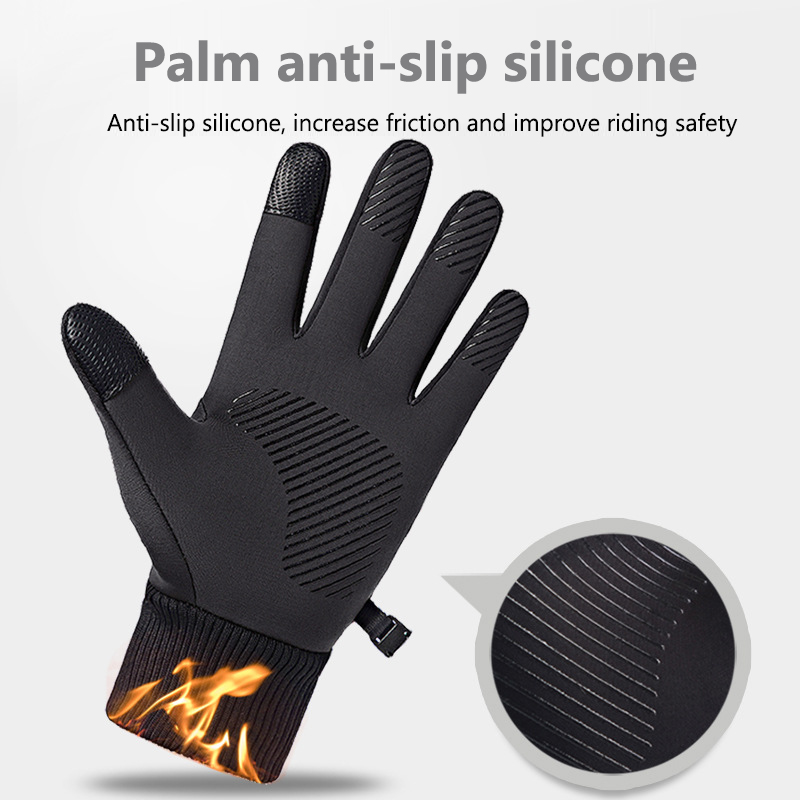 Fleecehandschoenen met touchscreen Antislip warme winterhandschoenen