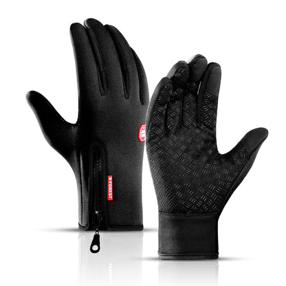 Thermal Gloves Winter Cycling Gloves With Wrist Support Touch Screen