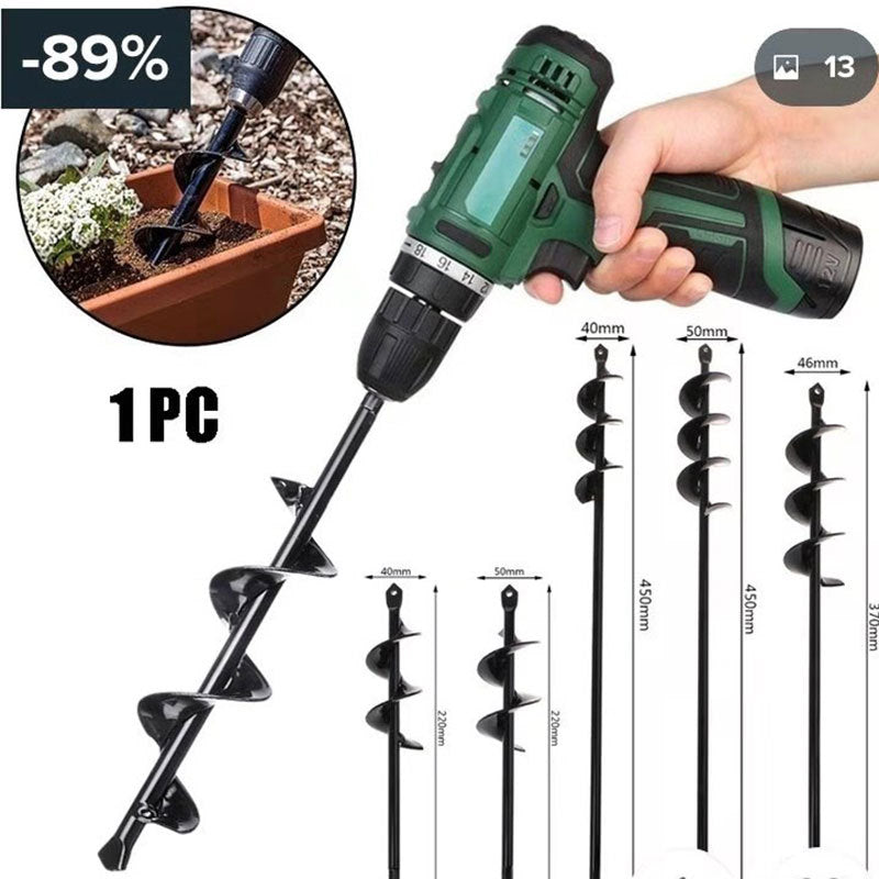 1PCS Earth Auger Hole Digger Tools Planting Drill