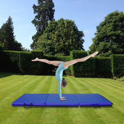 55&quot;x24&quot;x1.2&quot; drievoudige gymnastiekyogamat met handgesp 