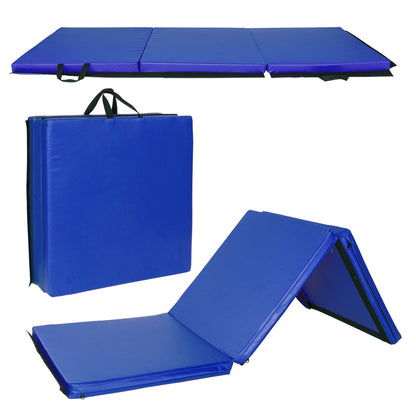 55&quot;x24&quot;x1.2&quot; drievoudige gymnastiekyogamat met handgesp 