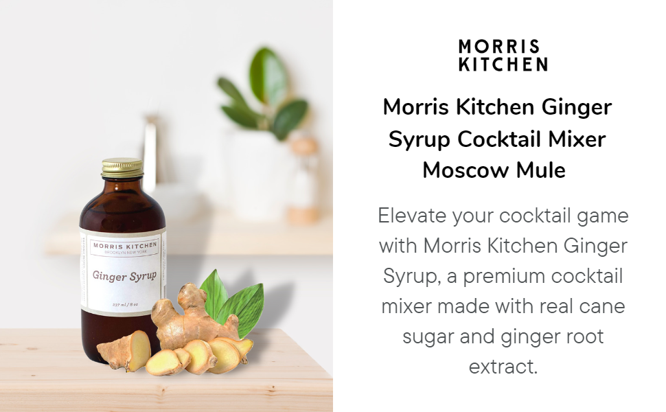 Morris Kitchen Ginger Syrup 8oz - 2pk