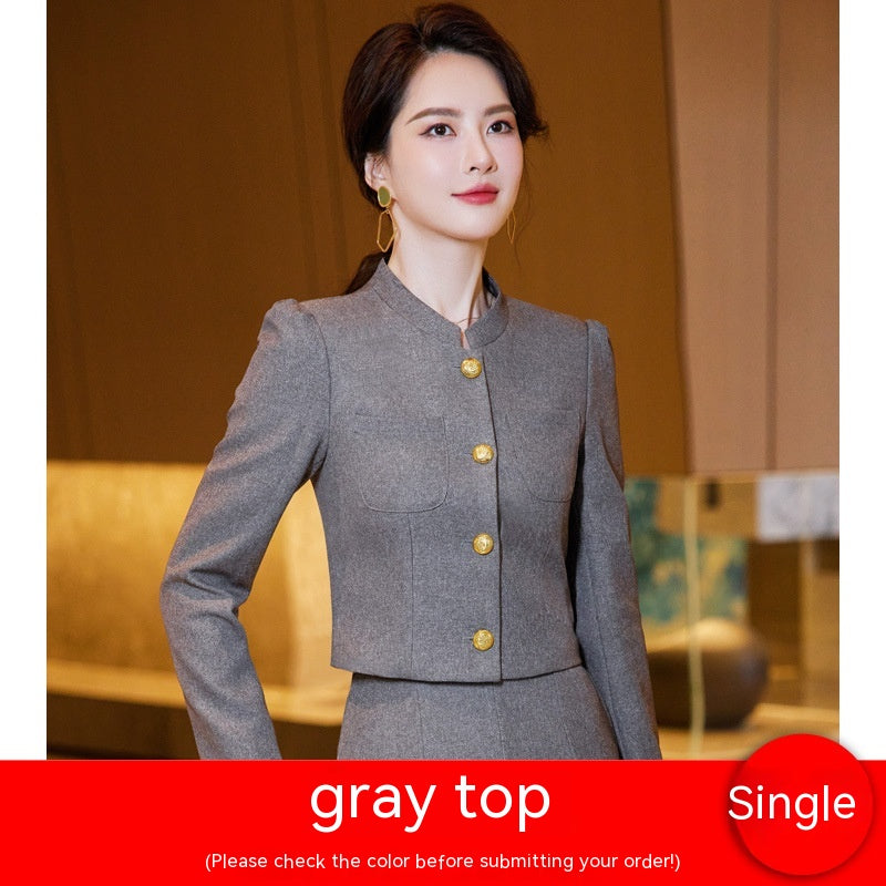 Suit Suit Temperament Goddess Style Chic Suit Skirt Two-piece Suit