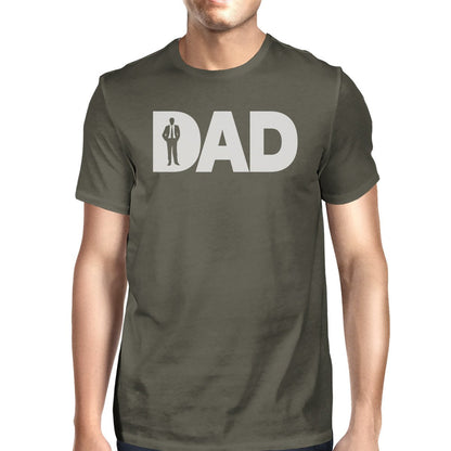 Dad Business Mens Dark Grey Graphic Top Funny