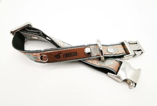 Finnigan Designer Hondenhalsband (Blauwe Collectie) Klein 