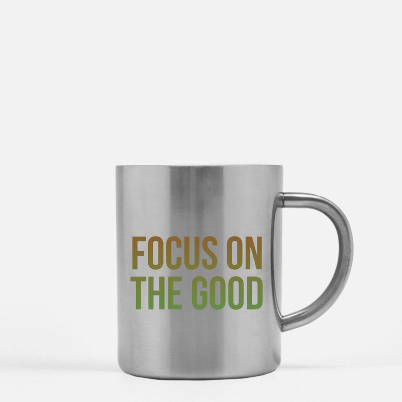 Focus On The Good Gold &amp; Silver Mug