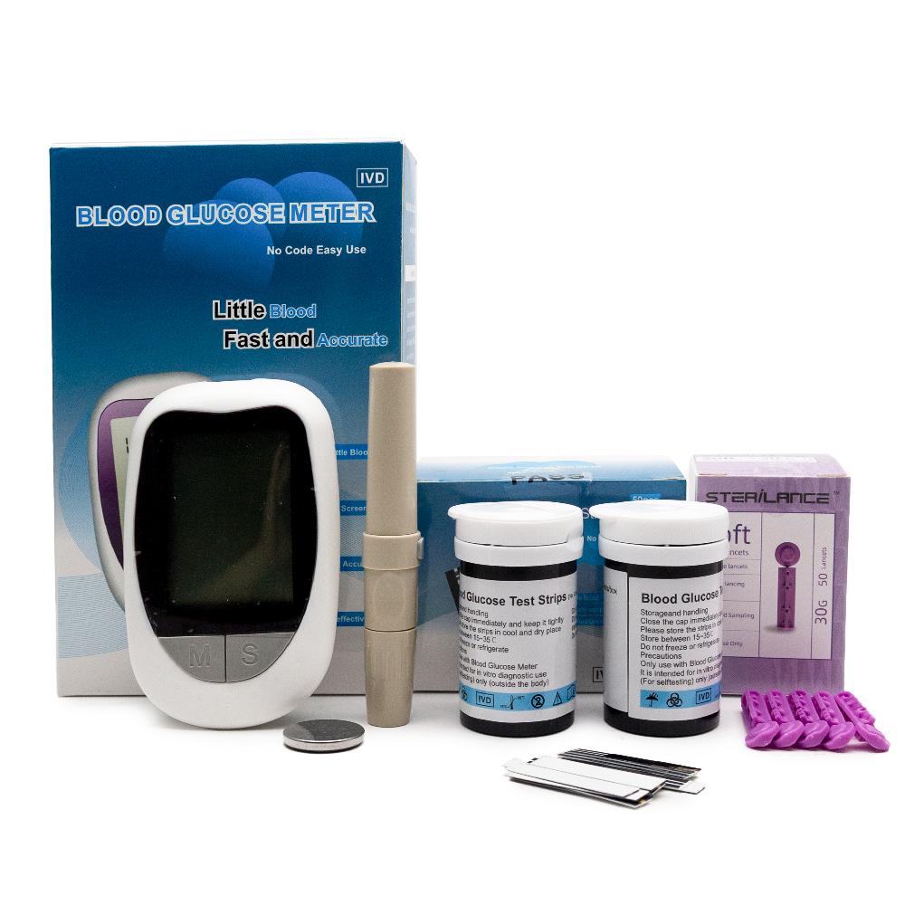 Bloedglucosemeter Glucometerset Diabetestester voor thuis