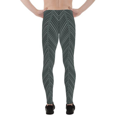 Mens Leggings - Sports Stripes Leggings