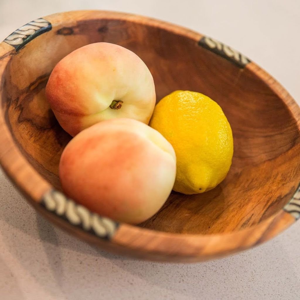 Olivewood Salad and Fruit Bowl