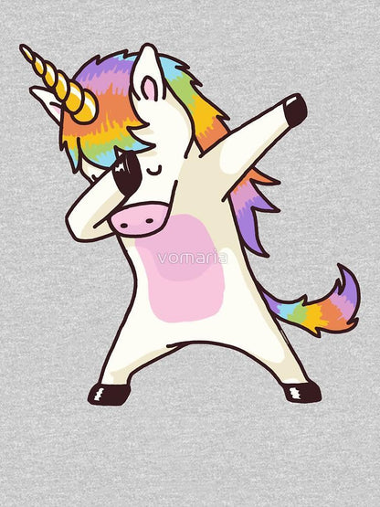 Dabbing Unicorn Shirt Hip Hop Dap Pose WOMEN