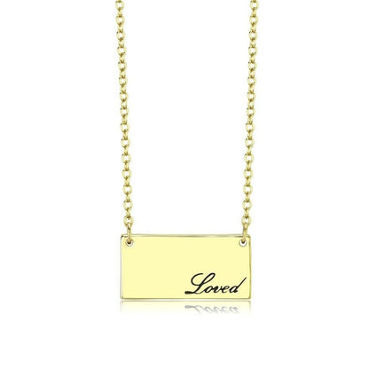 LO4699 - Flash Gold Brass Necklace with Top Grade Crystal  in Clear