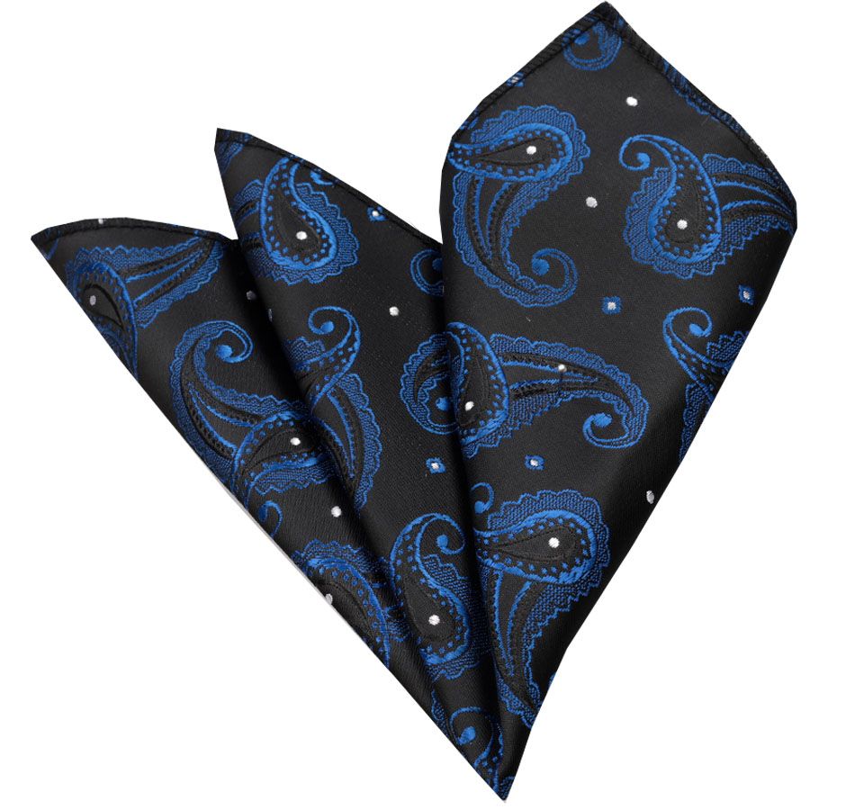 Mens Pocket Square - Premium Silk Handkerchiefs for Suits