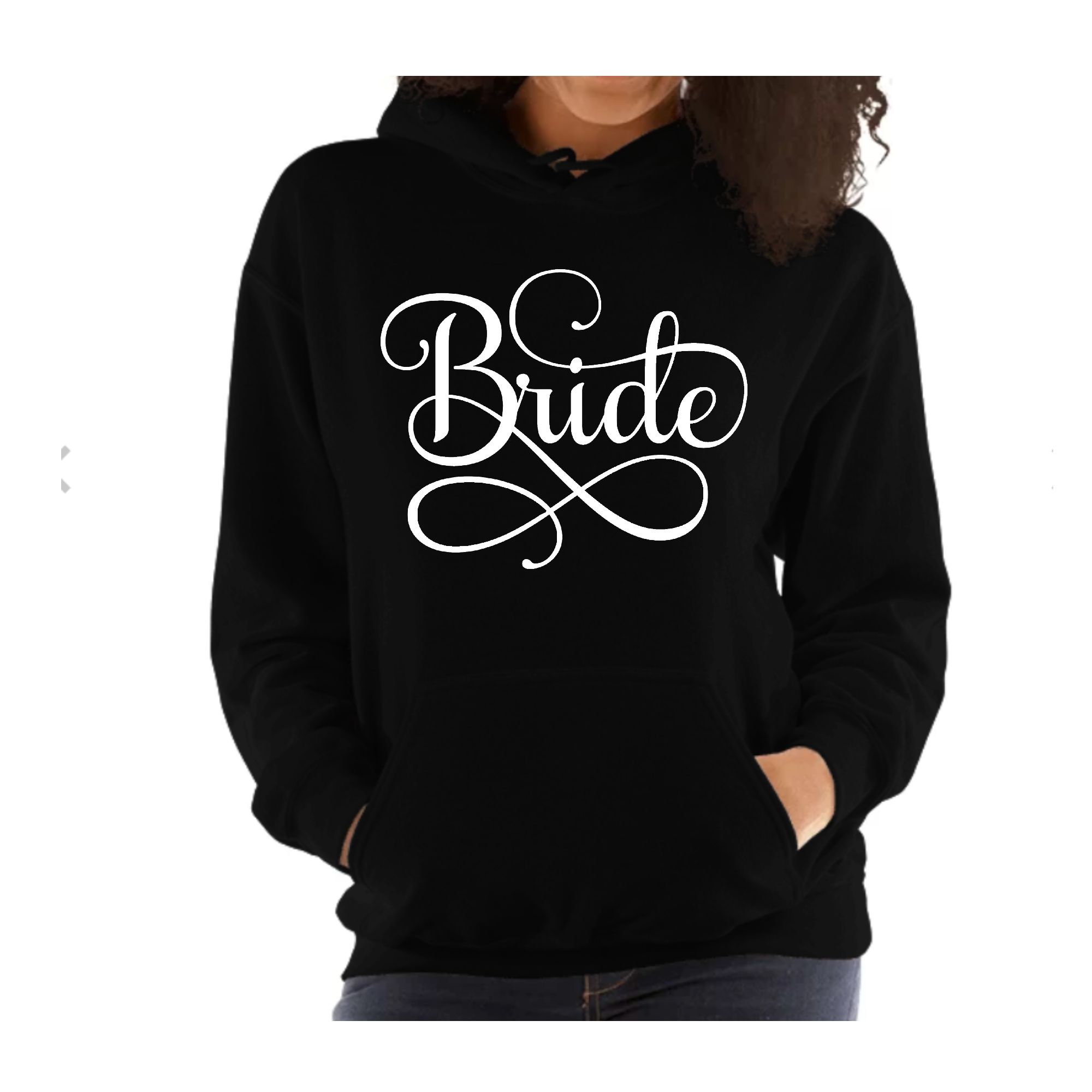 Bride Accessories, Wedding  Womens Graphic Hoodie