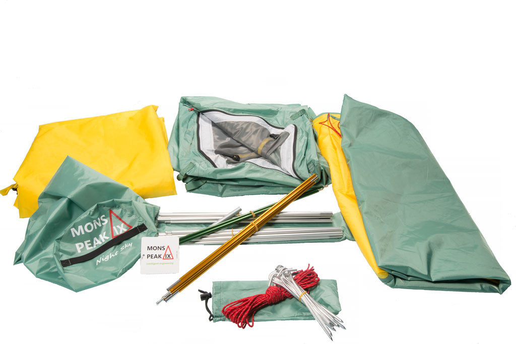 Night Sky 2-in-1 backpacktent voor 3 personen en 4 personen