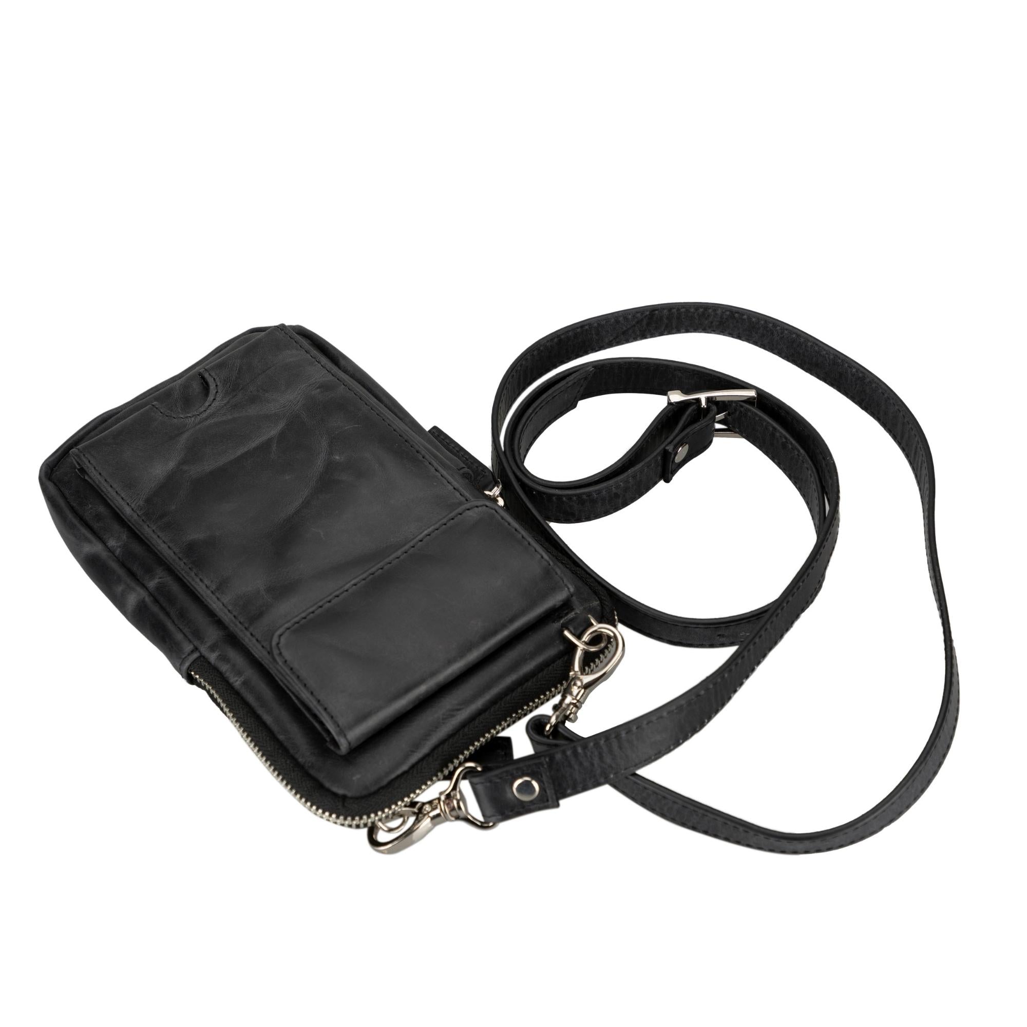 Niagara Leather Crossbody Phone Bag for Men