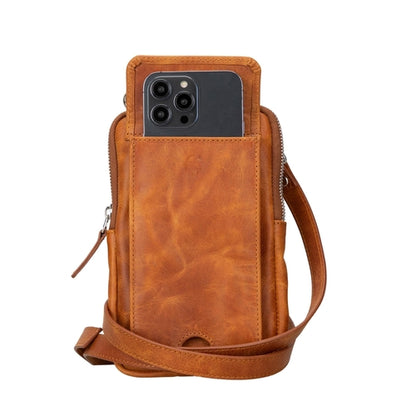 Niagara Leather Crossbody Phone Bag for Men