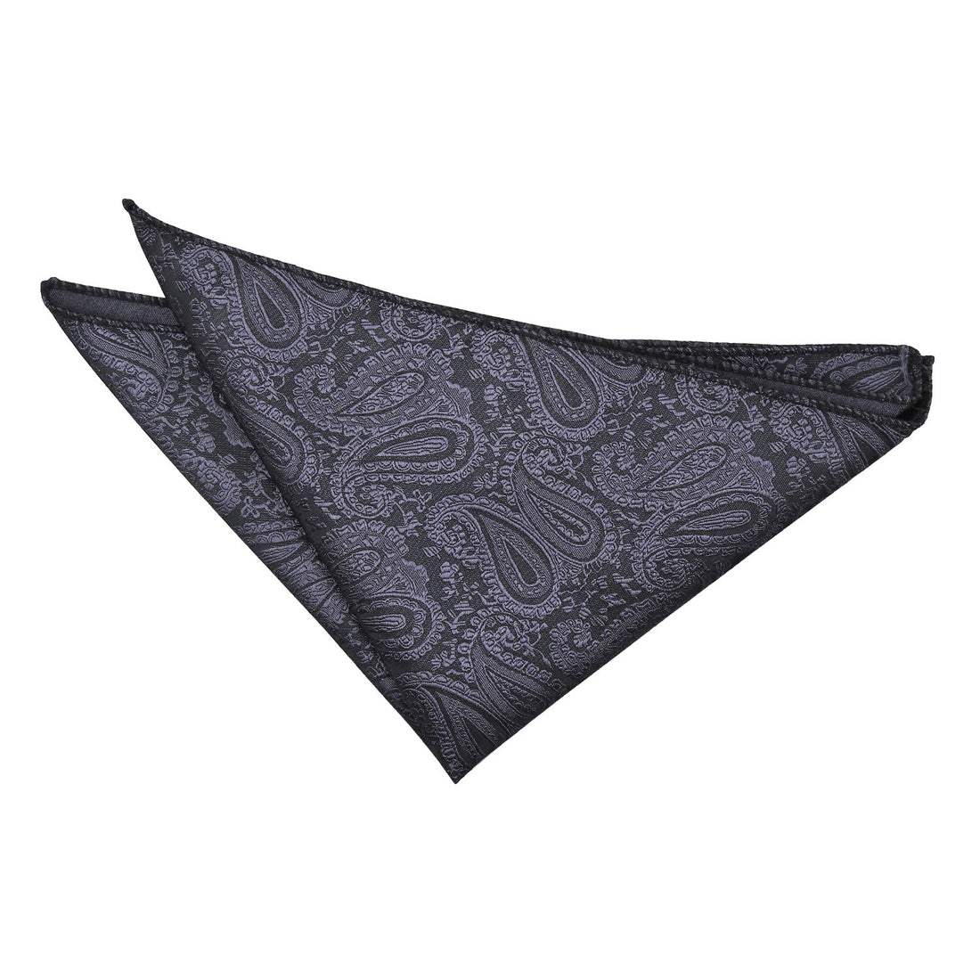 Paisley Handkerchief - Charcoal Grey