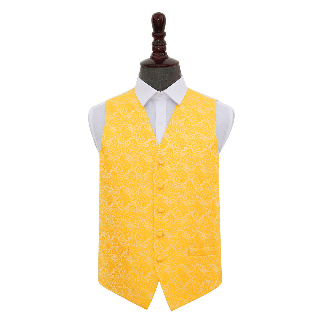 Paisley Waistcoat - Gold, 40&