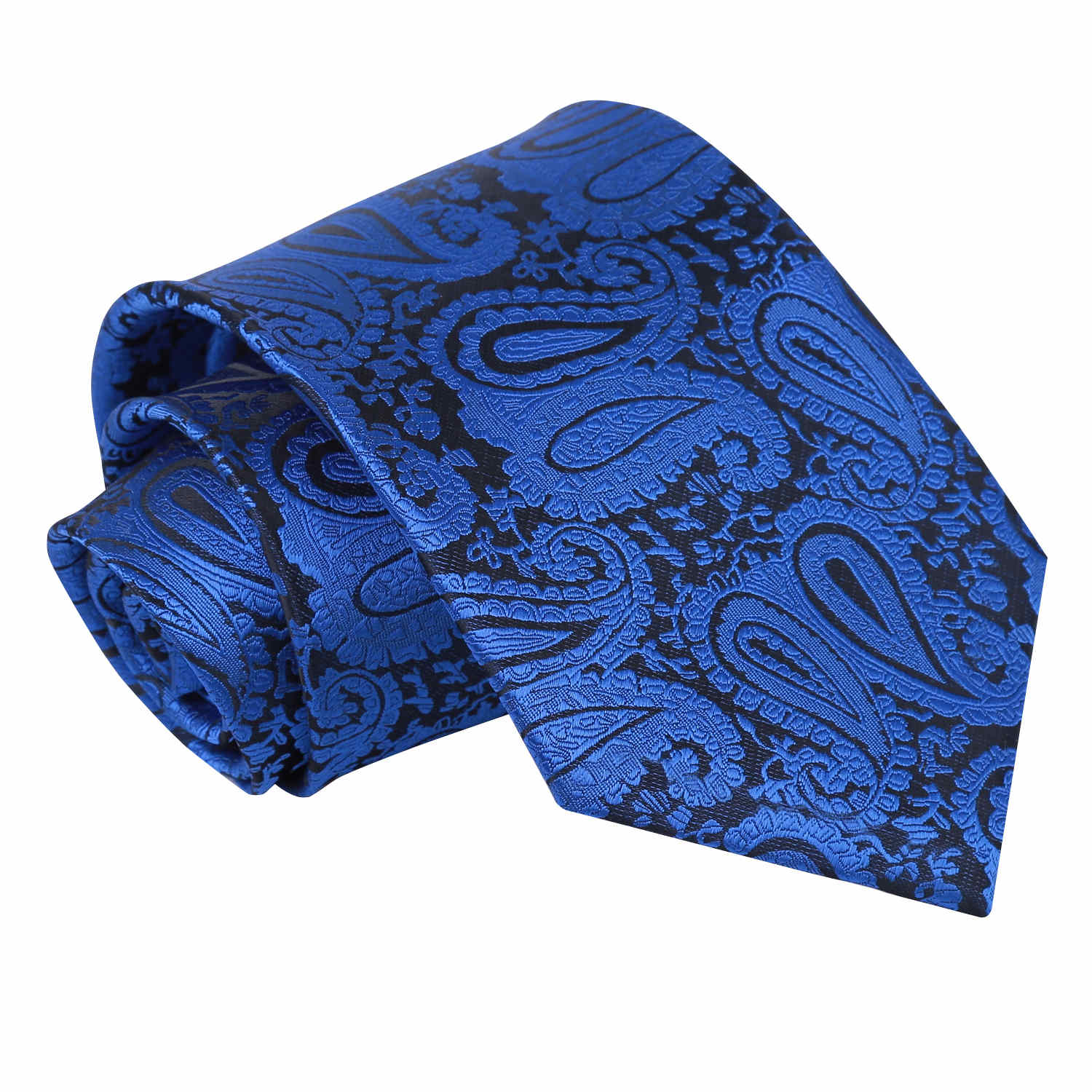 Paisley Classic Tie - Royal Blue