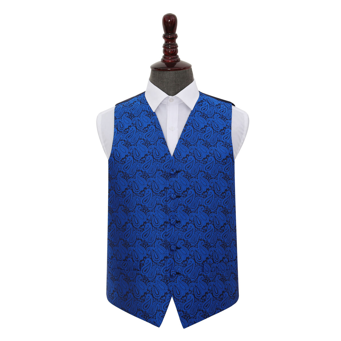 Paisley Waistcoat - Royal Blue, 46&