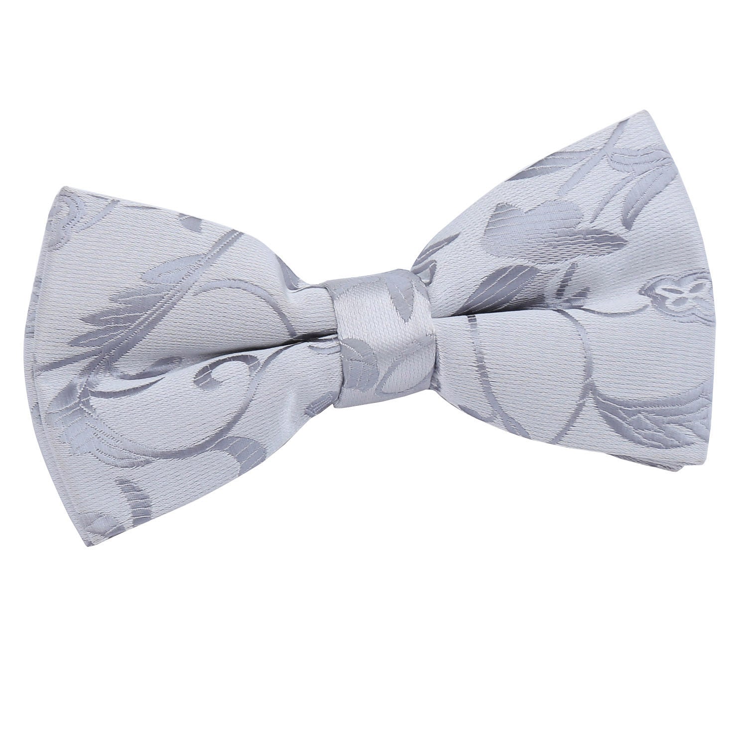 Passion Pre-Tied Bow Tie - Silver