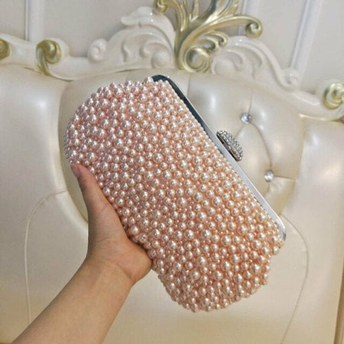 Shell women evening bags beaded wedding bridal ladies clutches chain